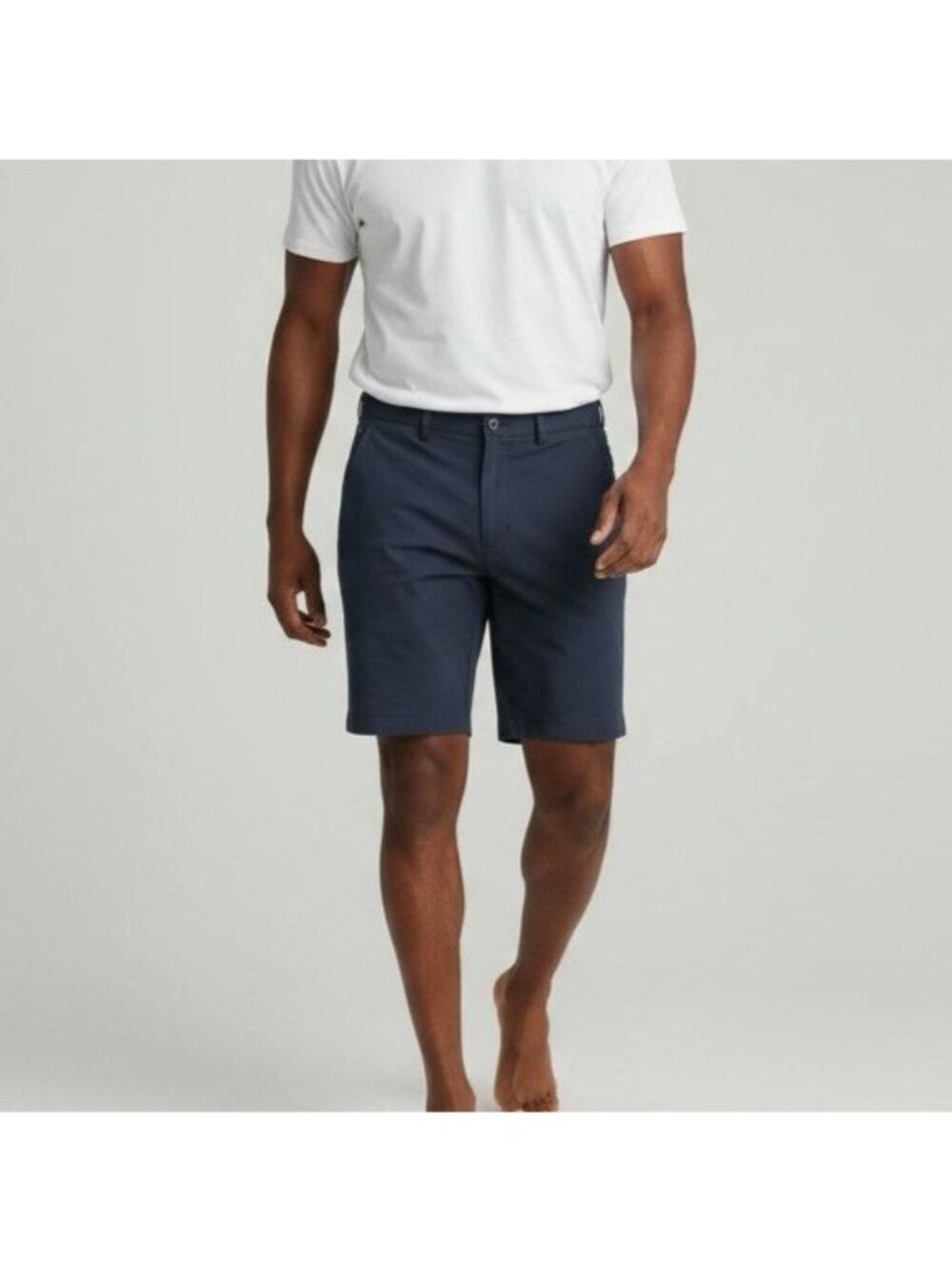 Vineyard Vines Mens Size 30 Blue On-The-Go Stretch Chino Shorts Flat Front Casua